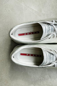LOW CUT SNEAKERS / SILVER [SIZE: 39 (24.5cm相当) USED]