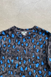 LOGO LEOPARD T-SHIRT / CHARCOAL [SIZE: XS USED]