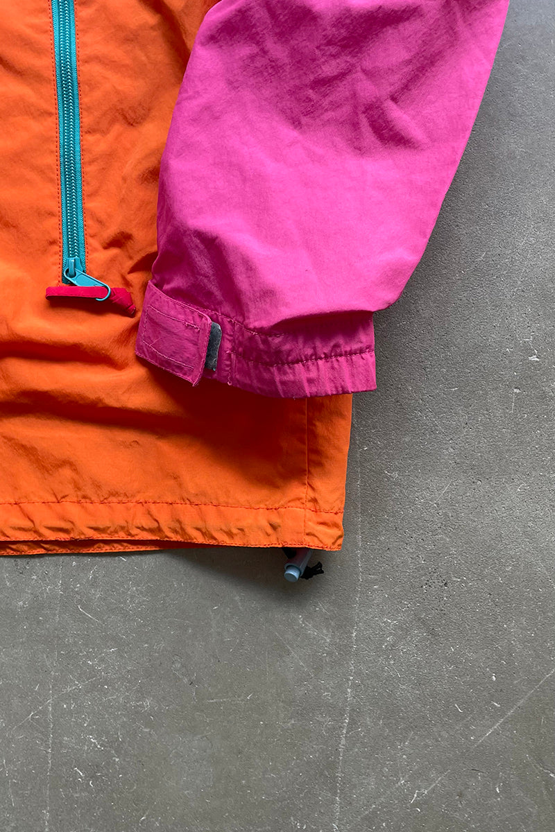 90'S NYLON ANORAK JACKET / MULTI [SIZE: L USED]