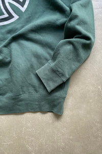 Y2K EARLY 00'S LOGO SWEAT HOODIE / GREEN [SIZE: L USED]