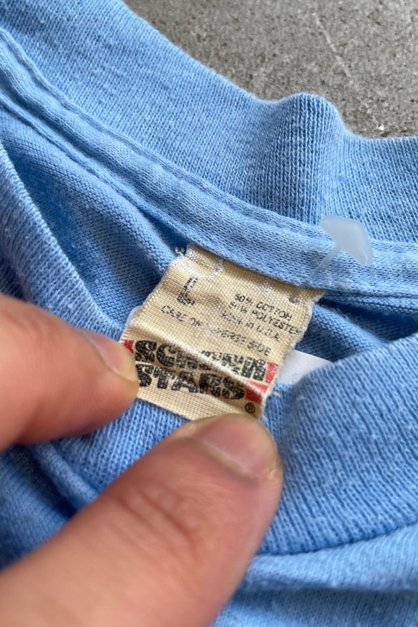MADE IN USA 86'S HAPPILY T-SHIRT / BLUE [SIZE: L USED]