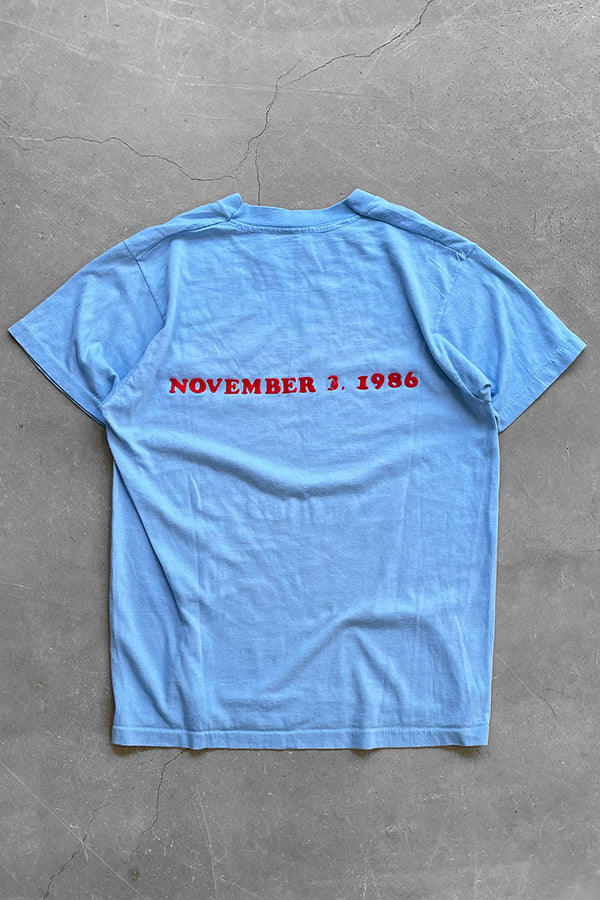 MADE IN USA 86'S HAPPILY T-SHIRT / BLUE [SIZE: L USED]