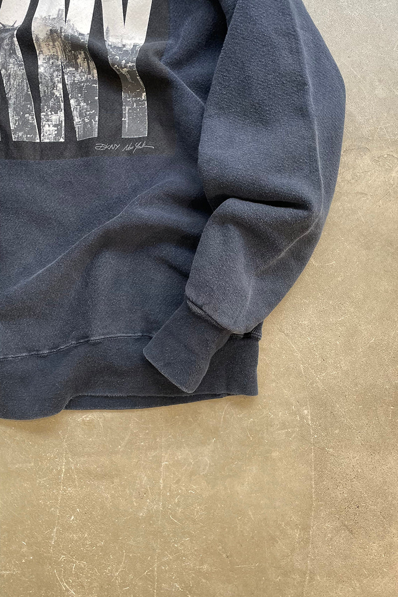 MADE IN USA 90'S HOODIE SWEATSHIRT / BLACK [SIZE: M USED]
