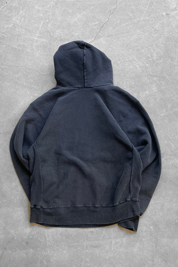 MADE IN USA 90'S HOODIE SWEATSHIRT / BLACK [SIZE: M USED]