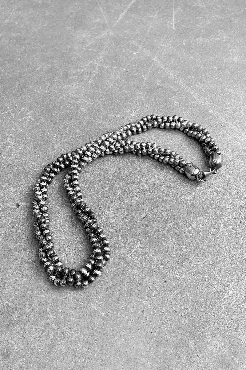 MADE IN ITALY 925 SILVER NECKLACE / SILVER [SIZE: ONE SIZE USED]
