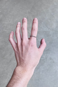 925 SILVER RING/ SILVER [SIZE: 14.5号相当 USED]