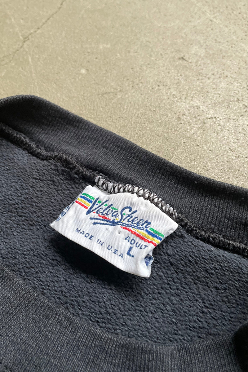 MADE IN USA 90'S MICKEY MOUSE SWEATSHIRT / BLACK [SIZE: L USED]
