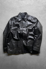 画像をギャラリービューアに読み込む, LEATHER JACKET / BLACK [SIZE: S USED]
