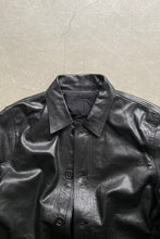 画像をギャラリービューアに読み込む, LEATHER JACKET / BLACK [SIZE: S USED]
