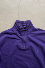 画像をギャラリービューアに読み込む, 90&#39;S HALF-ZIP SWEATSHIRT / PURPLE [SIZE: L USED]
