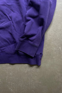 90'S HALF-ZIP SWEATSHIRT / PURPLE [SIZE: L USED]