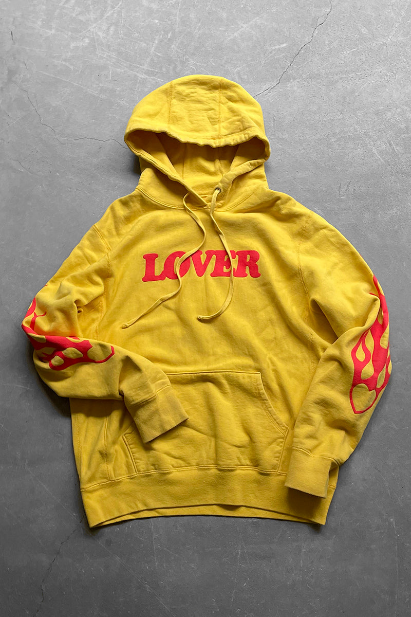 MADE IN CANADA LOVER SWEAT HOODIE / YELLOW [SIZE: L USED]