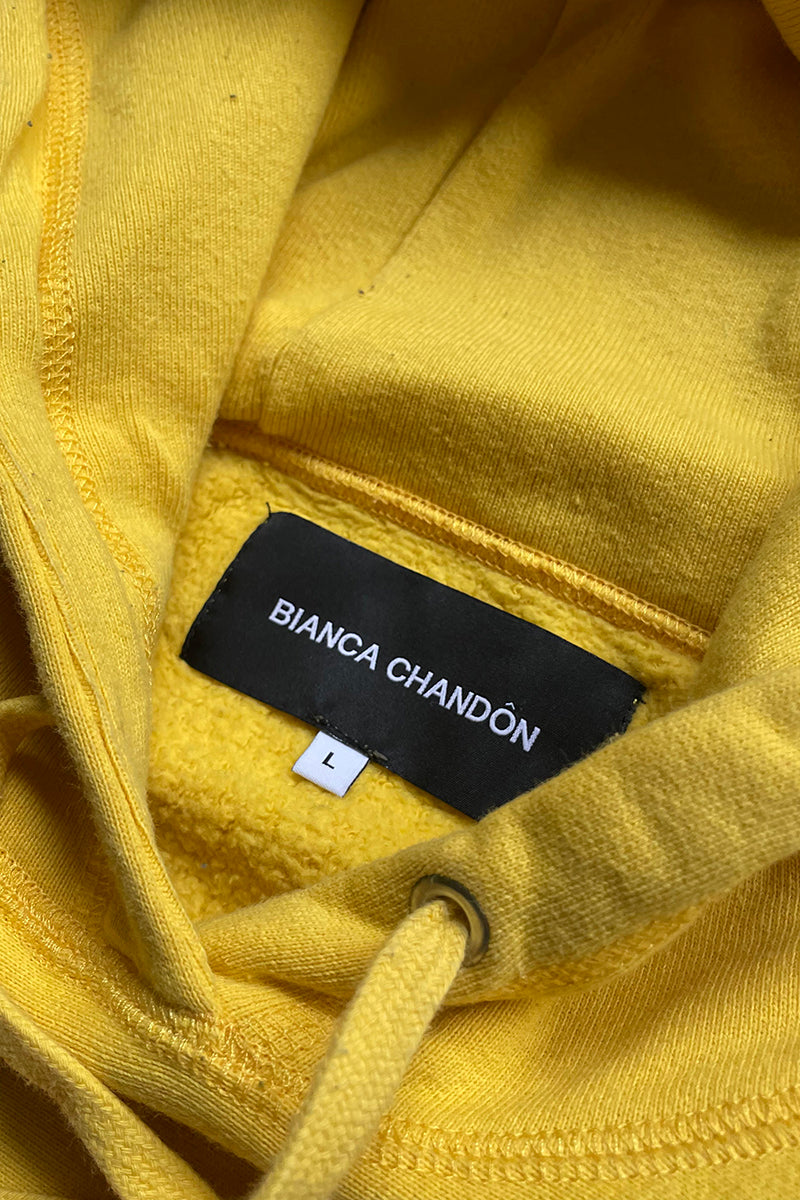 MADE IN CANADA LOVER SWEAT HOODIE / YELLOW [SIZE: L USED]