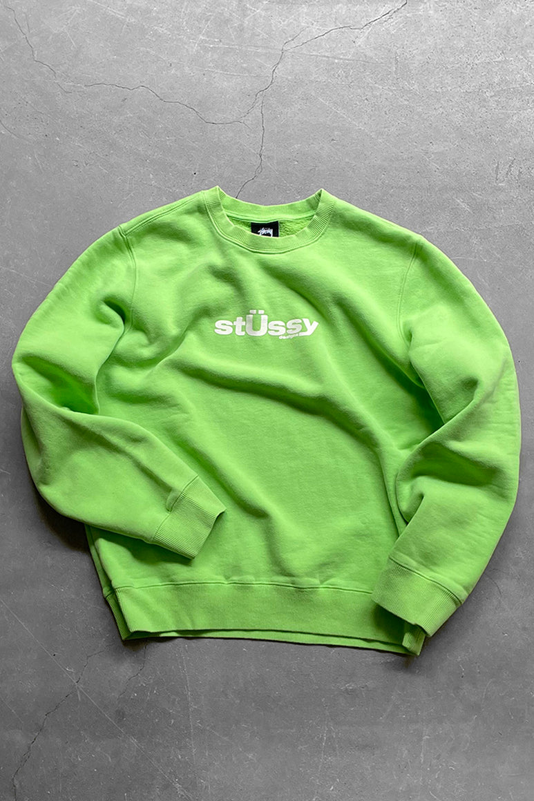 BIG U LOGO SWEATSHIRT / GREEN [SIZE: S USED]