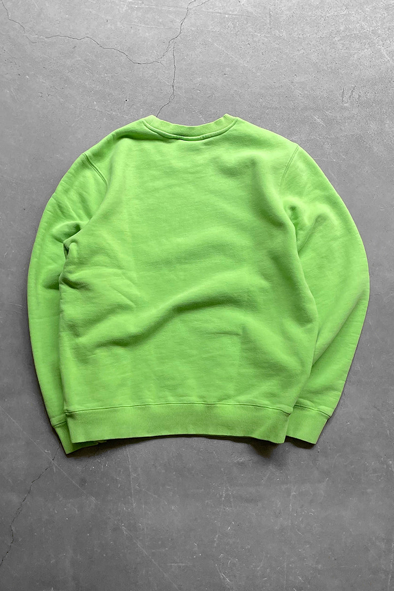 BIG U LOGO SWEATSHIRT / GREEN [SIZE: S USED]