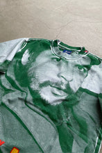 画像をギャラリービューアに読み込む, HASTA LA VICTORIA SIEMPRE ALLOVER PRINTED T-SHIRT / GREEN [SIZE: M USED]
