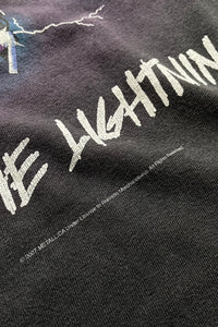 Y2K 07'S METALLICA RIDE THE LIGHTNING BAND T-SHIRT  / BLACK [SIZE: XL USED]