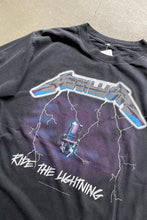 画像をギャラリービューアに読み込む, Y2K 07&#39;S METALLICA RIDE THE LIGHTNING BAND T-SHIRT  / BLACK [SIZE: XL USED]
