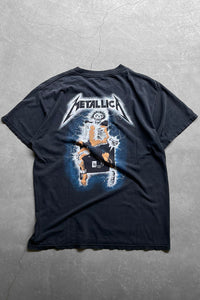 Y2K 07'S METALLICA RIDE THE LIGHTNING BAND T-SHIRT  / BLACK [SIZE: XL USED]