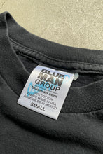 画像をギャラリービューアに読み込む, MADE IN MEXICO 90&#39;S BLUE MAN T-SHIRT / BLACK [SIZE: S USED]

