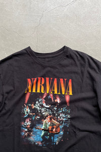 Y2K 08'S NIRVANA BAND T-SHIRT / BLACK [SIZE: L USED]