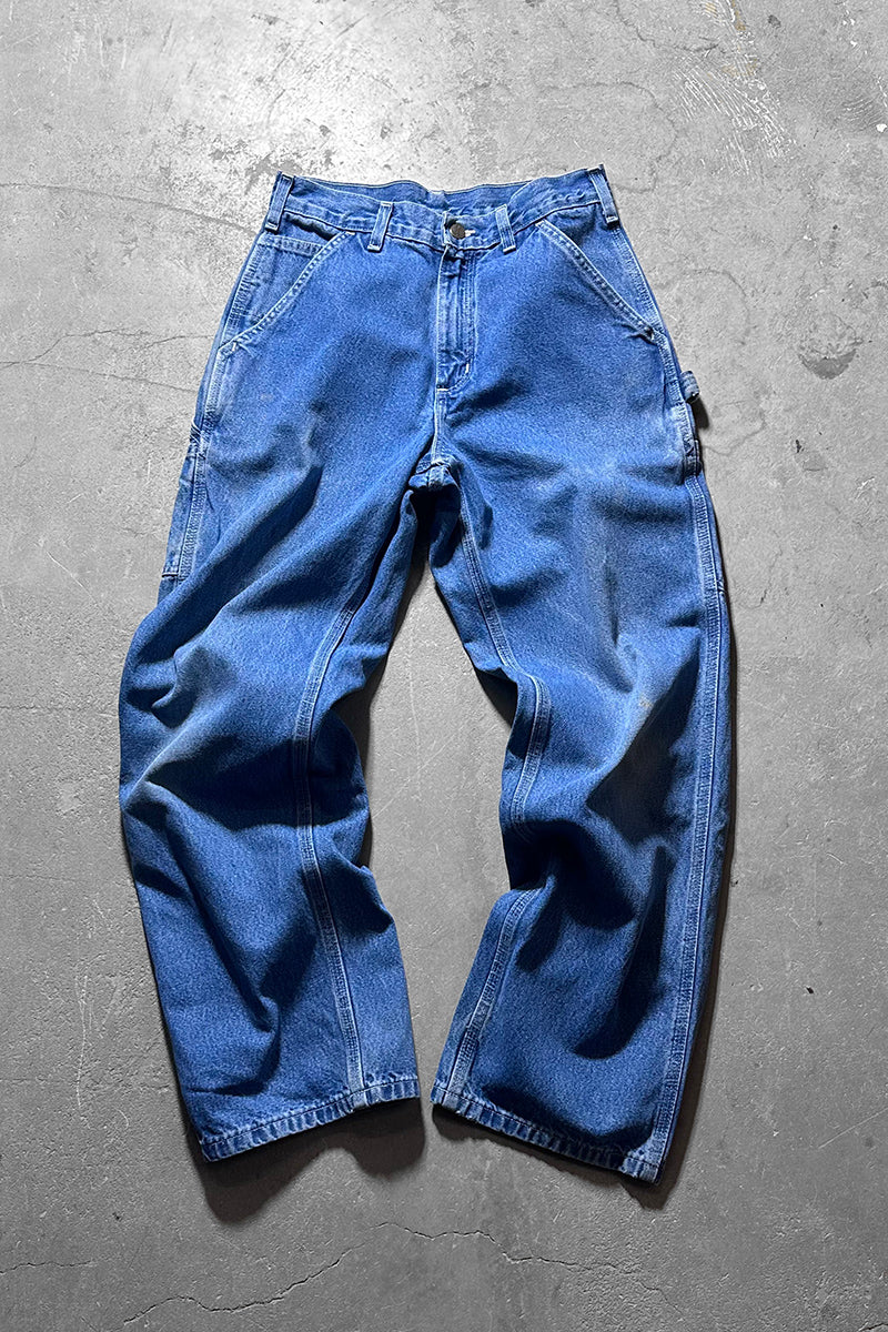 MADE IN MEXICO 17'S DENIM PAINTER PANTS / INDIGO [SIZE: 29 USED]