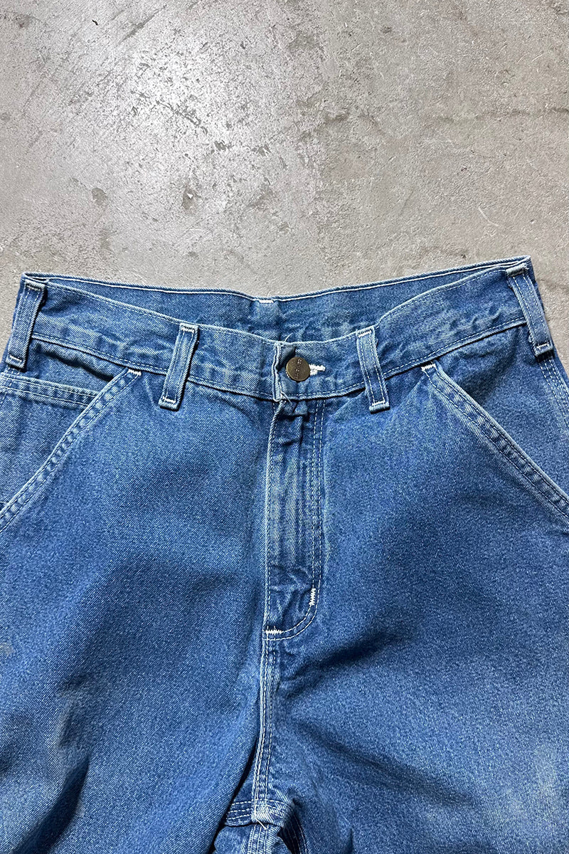 MADE IN MEXICO 17'S DENIM PAINTER PANTS / INDIGO [SIZE: 29 USED]