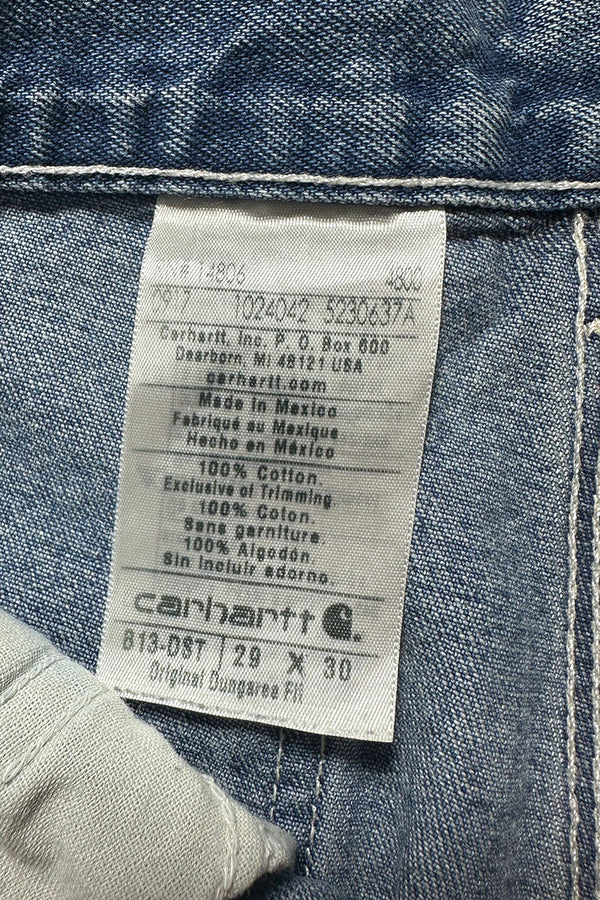 MADE IN MEXICO 17'S DENIM PAINTER PANTS / INDIGO [SIZE: 29 USED]