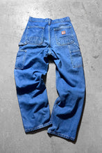 画像をギャラリービューアに読み込む, MADE IN MEXICO 17&#39;S DENIM PAINTER PANTS / INDIGO [SIZE: 29 USED]
