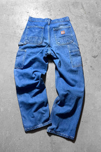 MADE IN MEXICO 17'S DENIM PAINTER PANTS / INDIGO [SIZE: 29 USED]