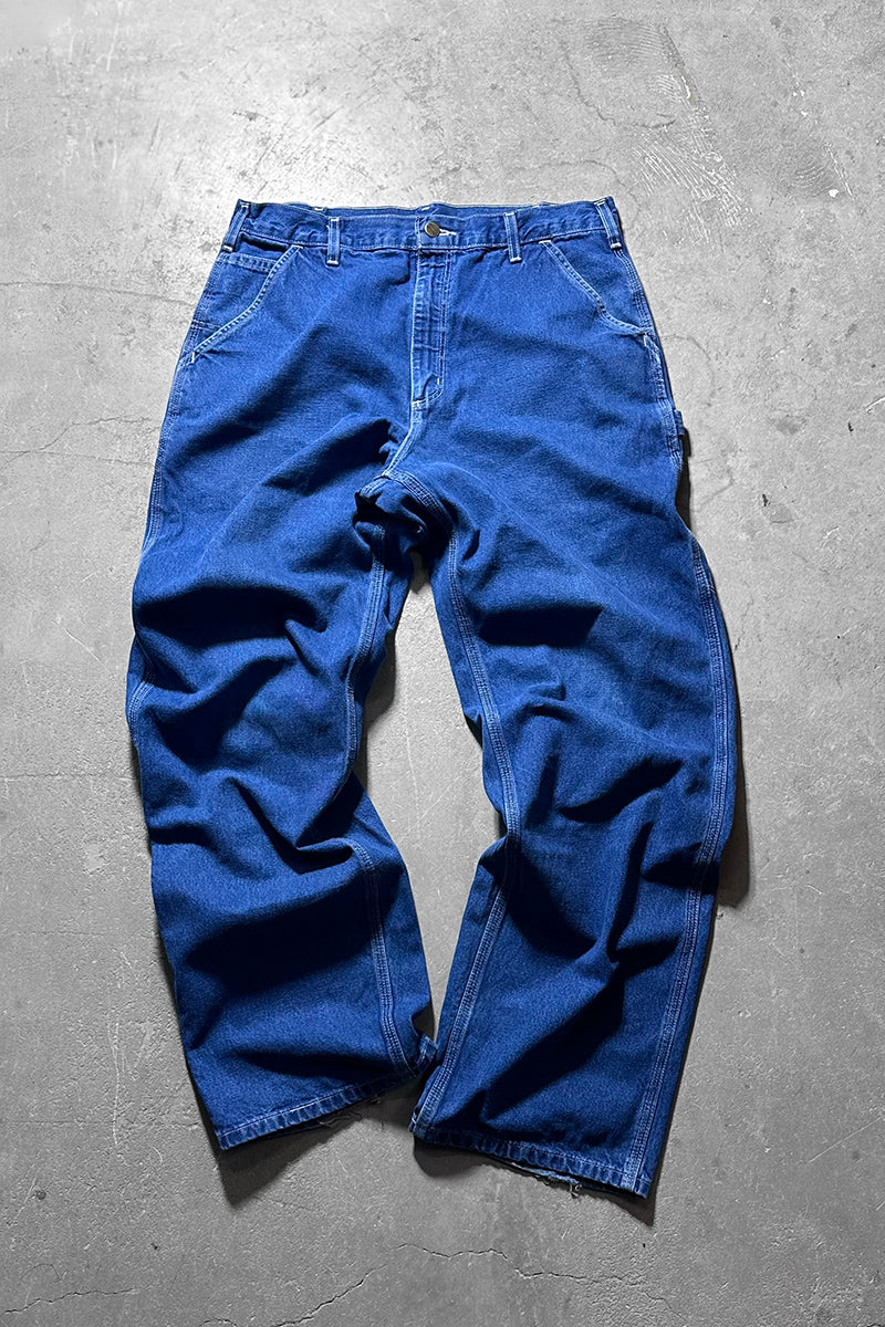MADE IN MEXICO Y2K 04'S DENIM PAINTER PANTS / INDIGO [SIZE: 34 USED]
