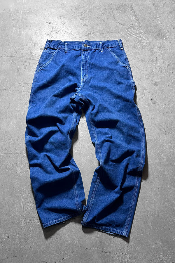 MADE IN MEXICO Y2K 04'S DENIM PAINTER PANTS / INDIGO [SIZE: 34 USED]