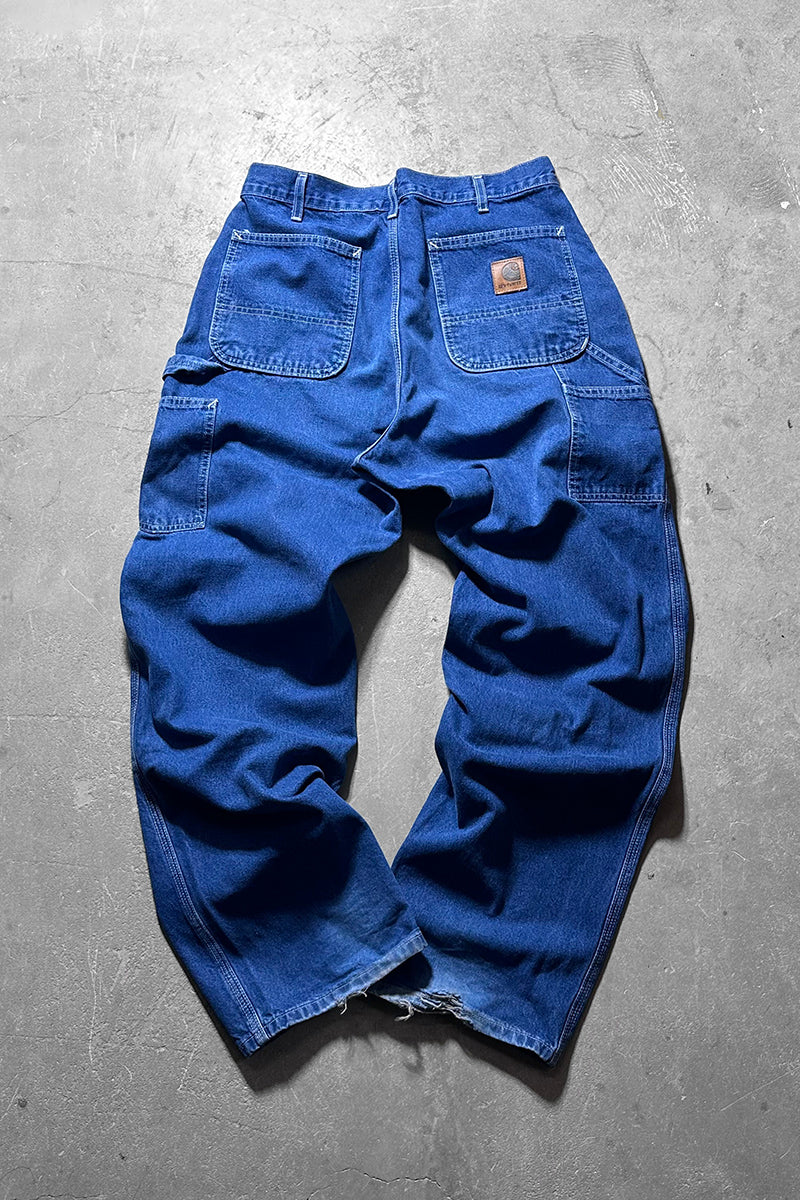 MADE IN MEXICO Y2K 04'S DENIM PAINTER PANTS / INDIGO [SIZE: 34 USED]