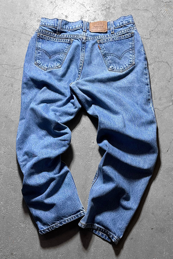 MADE IN MEXICO 97'S 550 ORANGE TAB DENIM PANTS / INDIGO [SIZE: 32 USED]