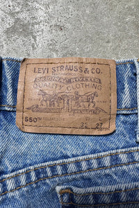 MADE IN MEXICO 97'S 550 ORANGE TAB DENIM PANTS / INDIGO [SIZE: 32 USED]