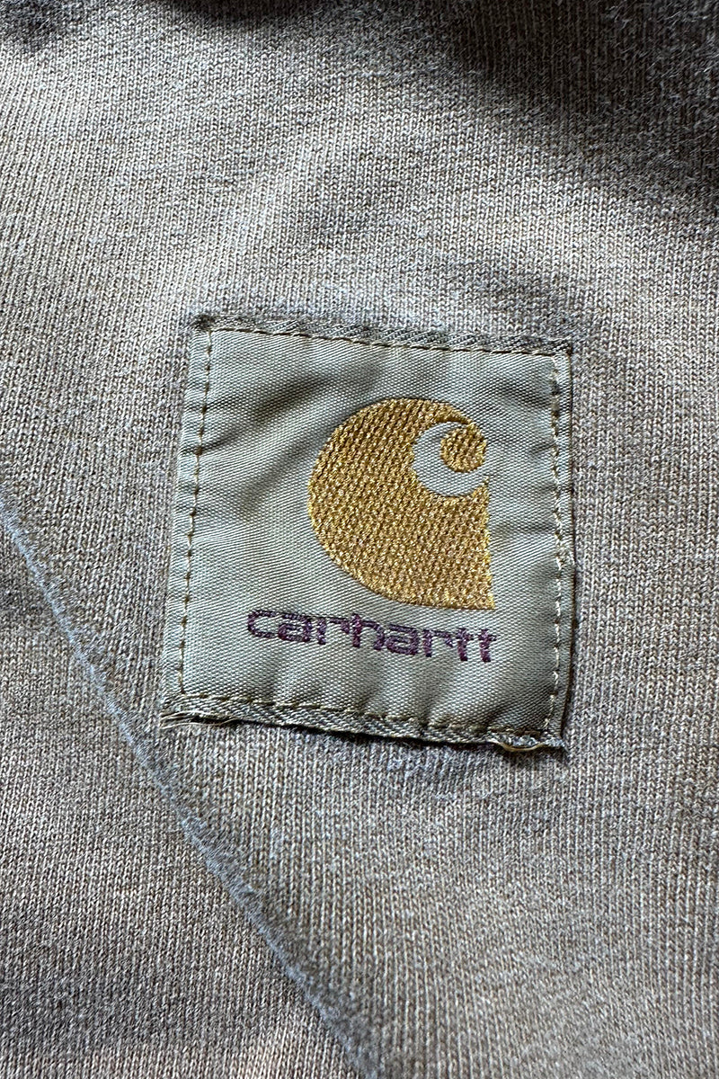 L/S OVERDYE T-SHIRT / BROWN [SIZE: S USED]
