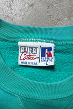 画像をギャラリービューアに読み込む, MADE IN USA 90&#39;S HIGH COTTON SWEATSHIRT / GREEN [SIZE: L USED]
