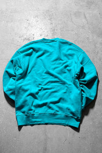 MADE IN USA 90'S HIGH COTTON SWEATSHIRT / GREEN [SIZE: L USED]
