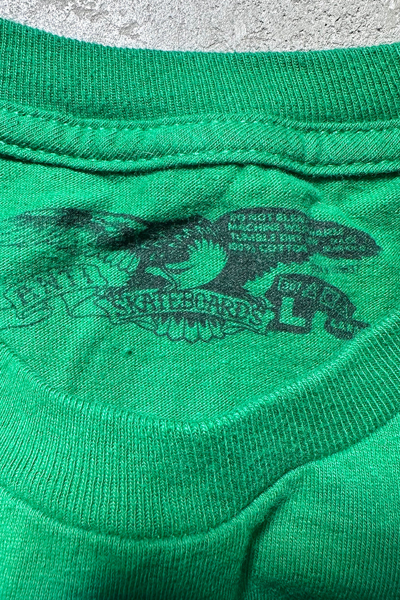 EAGLE SKATEBOARDING T-SHIRT / GREEN [SIZE: L USED]