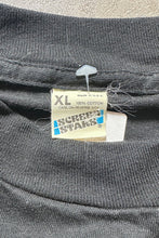 画像をギャラリービューアに読み込む, MADE IN USA 80&#39;S FIFTY MESSAGE T-SHIRT / BLACK [SIZE: XL USED]
