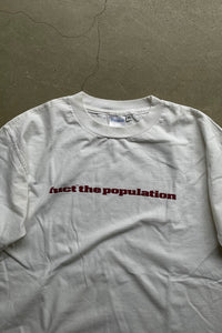 MADE IN USA 90'S SKATEBOARDING T-SHIRT  / WHITE[SIZE: M USED]