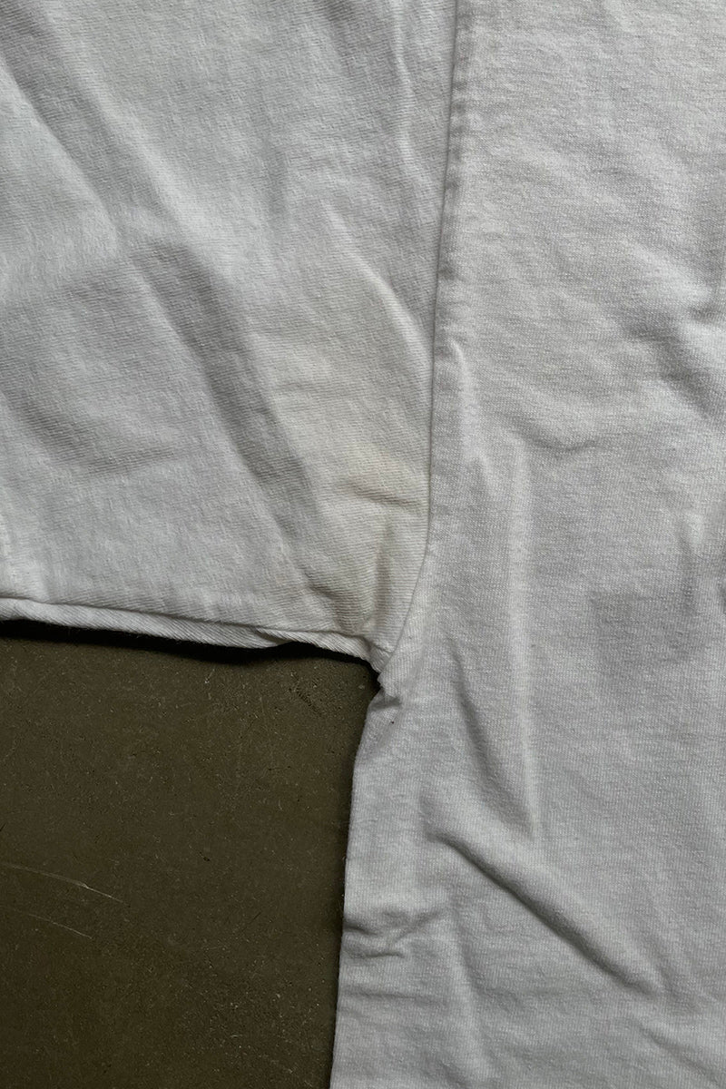 MADE IN USA 90'S SKATEBOARDING T-SHIRT / WHITE [SIZE: M USED]