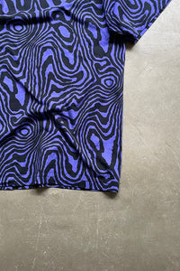 22SS PATTERN T-SHIRT / PURPLE[SIZE: M USED]
