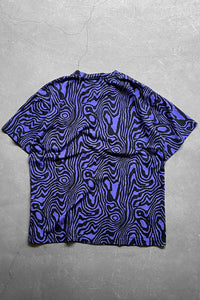 22SS PATTERN T-SHIRT / PURPLE[SIZE: M USED]