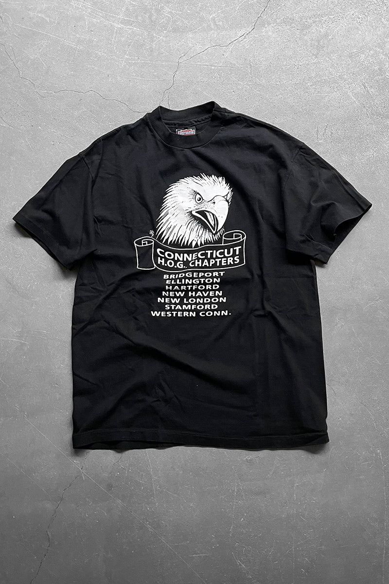 93'S R.K.STRATMAN INC PRINT T-SHIRT / BLACK [SIZE: L USED]