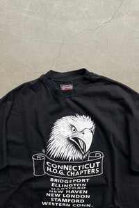 93'S R.K.STRATMAN INC PRINT T-SHIRT / BLACK [SIZE: L USED]