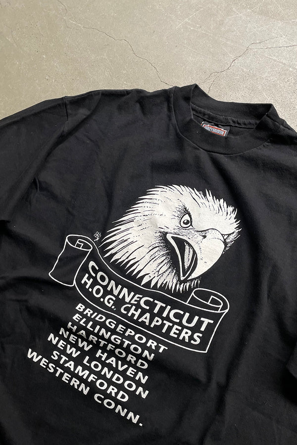 93'S R.K.STRATMAN INC PRINT T-SHIRT / BLACK [SIZE: L USED]