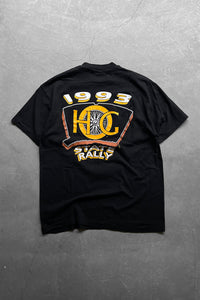 93'S R.K.STRATMAN INC PRINT T-SHIRT / BLACK [SIZE: L USED]