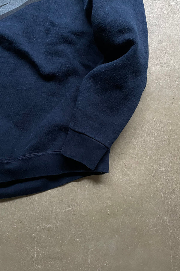 MADE IN USA 90'S NIKE AIR LOGO SWEATSHIRT / NAVY [SIZE: L USED]