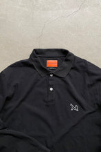 画像をギャラリービューアに読み込む, MADE IN ITALY 17&#39;S L/S POLO SHIRT RAF SIMONS期 / BLACK[SIZE: XL USED]

